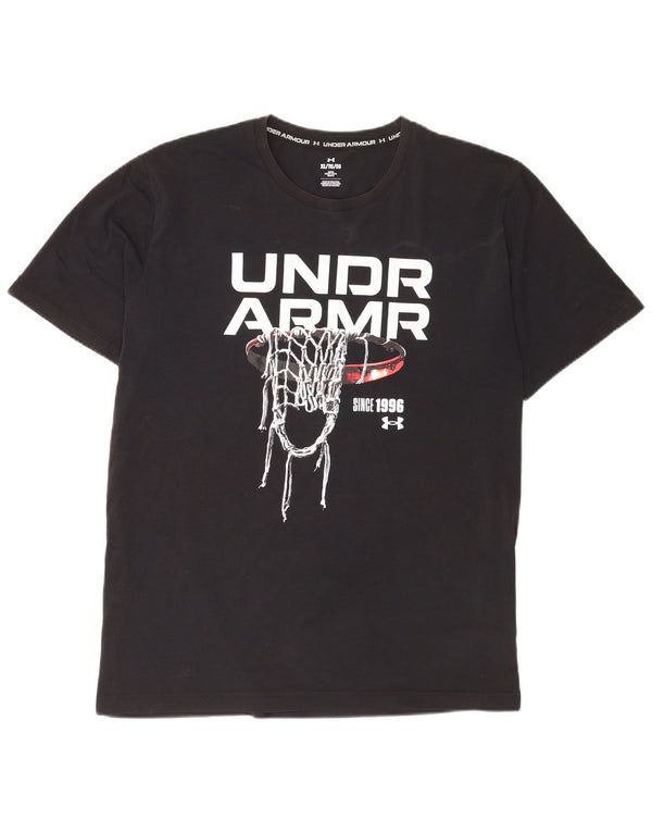 Under Armour Ανδρικό γραφικό T-Shirt Top XL Μαύρο βαμβακερό
