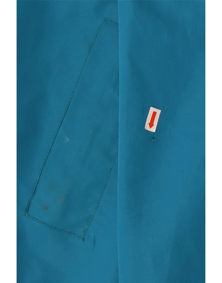 Mountain Essentials Γυναικείο Rain Jacket UK 14 Large Blue Nylon
