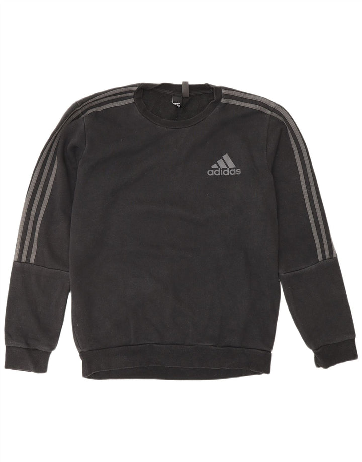 Ανδρικό φούτερ ADIDAS Jumper Μεσαίο μαύρο βαμβακερό