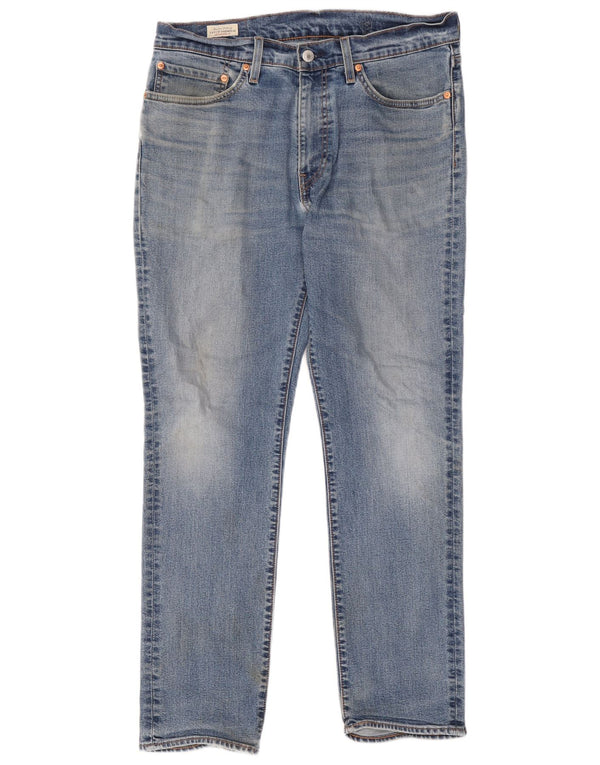 Levi's Mens 511 Slim Jeans W34 L32 Blue Cotton