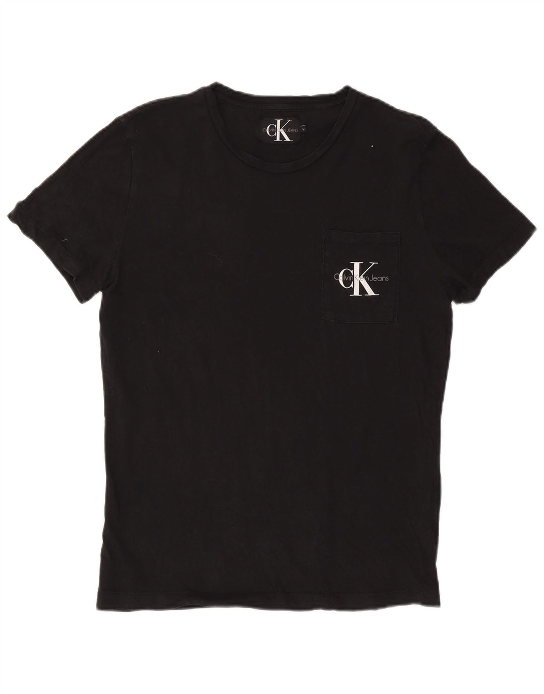 Ανδρικό T-shirt CALVIN KLEIN JEANS Top Large Μαύρο