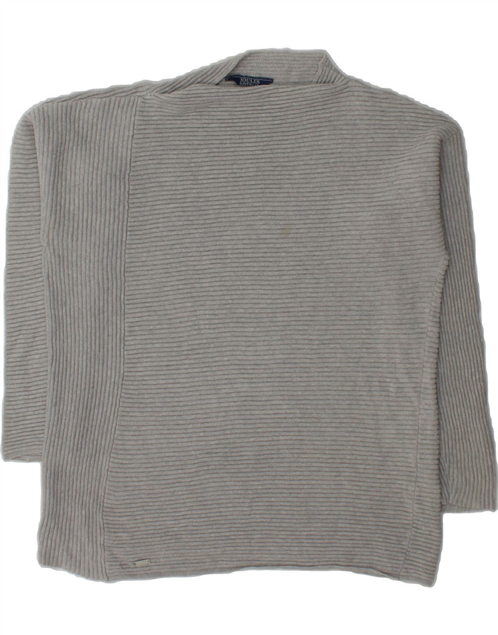 JOULES Womens Turtle Neck Jumper Sweater UK 12 Medium Grey Vintage Joules and Second-Hand Joules from Messina Hembry 