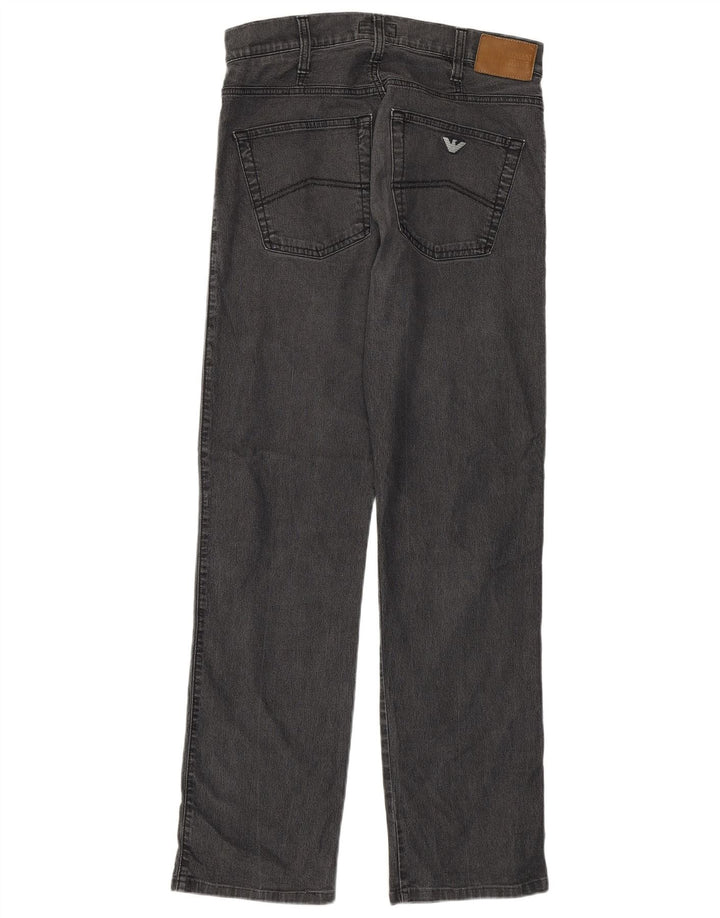 Armani Γυναικείο ίσιο τζιν W31 L30 Γκρι βαμβακερό