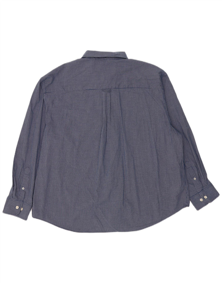 Ανδρικό πουκάμισο Izod Loose Fit 2XL Blue Check Cotton Classic