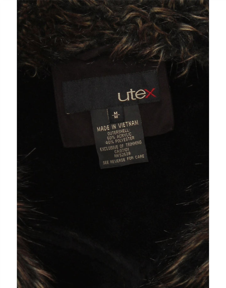 Utex Γυναικείο Σέρπα Μπουφάν UK 14 Μεσαίο Καφέ Ακρυλικό
