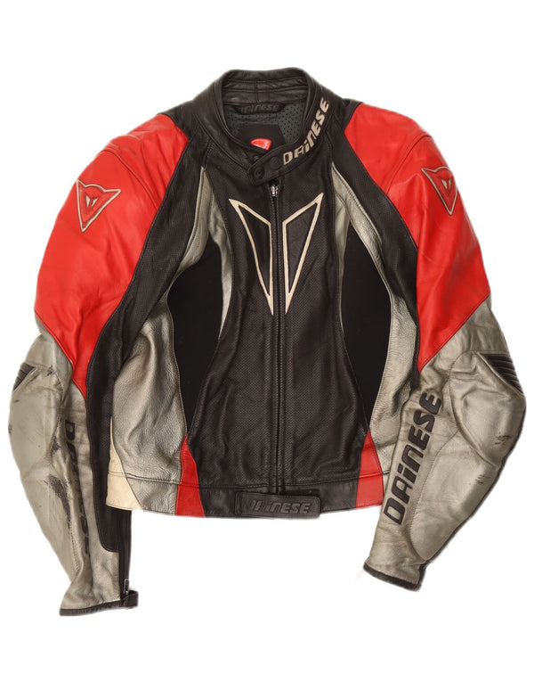 Dainese Mens Graphic 2 Piece Set Size 50 Small W34 L28 Black Biker