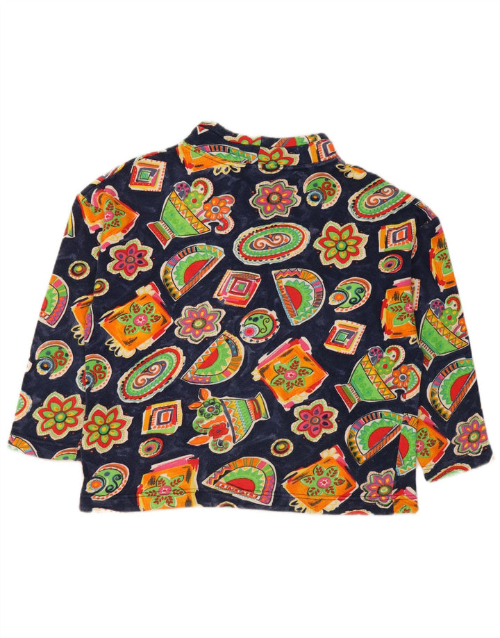 BENETTON Γυναικεία φούτερ Jumper 11-12 ετών Μεγάλο Navy Blue Floral