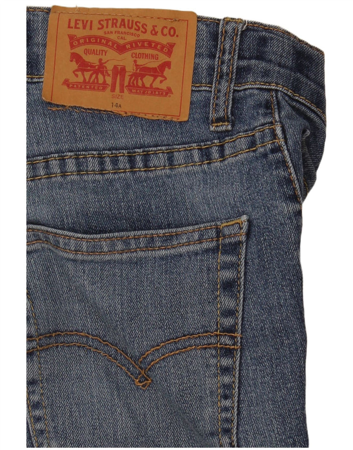 Levi's Boys 511 Slim Jeans 13-14 ετών W28 L29 Μπλε βαμβακερό