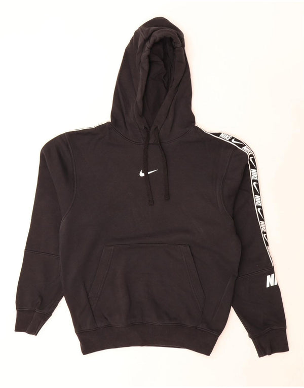 Ανδρικό γραφικό με φούτερ με φούτερ Nike XS, μαύρο βαμβακερό