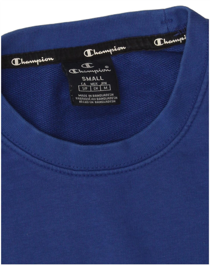 Ανδρικό γραφικό φούτερ Champion Jumper Μικρό Μπλε Βαμβακερό