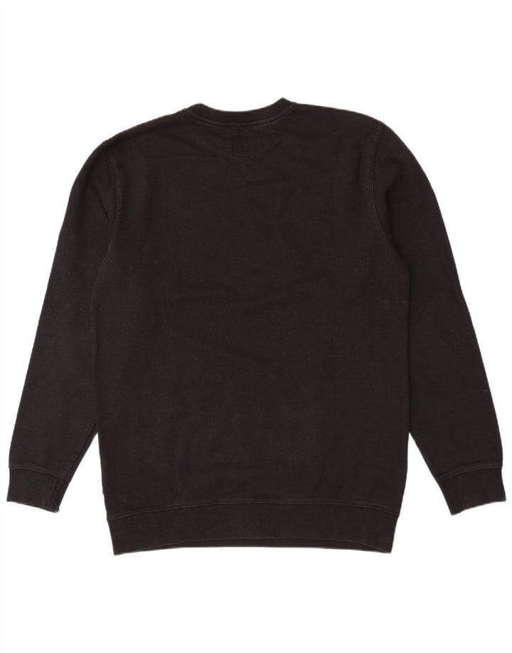 Ανδρικό γραφικό φούτερ Vans Jumper μεγάλο μαύρο βαμβακερό