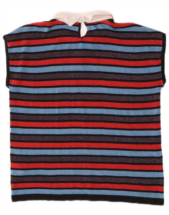 Silvian Heach Γυναικείο γιλέκο Tank Top UK 12 μεσαία πολύχρωμα ριγέ