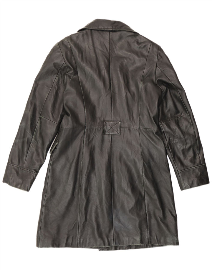 Conbipel Γυναικείο Δερμάτινο Παλτό IT 48 XL Μαύρο Δερμάτινο