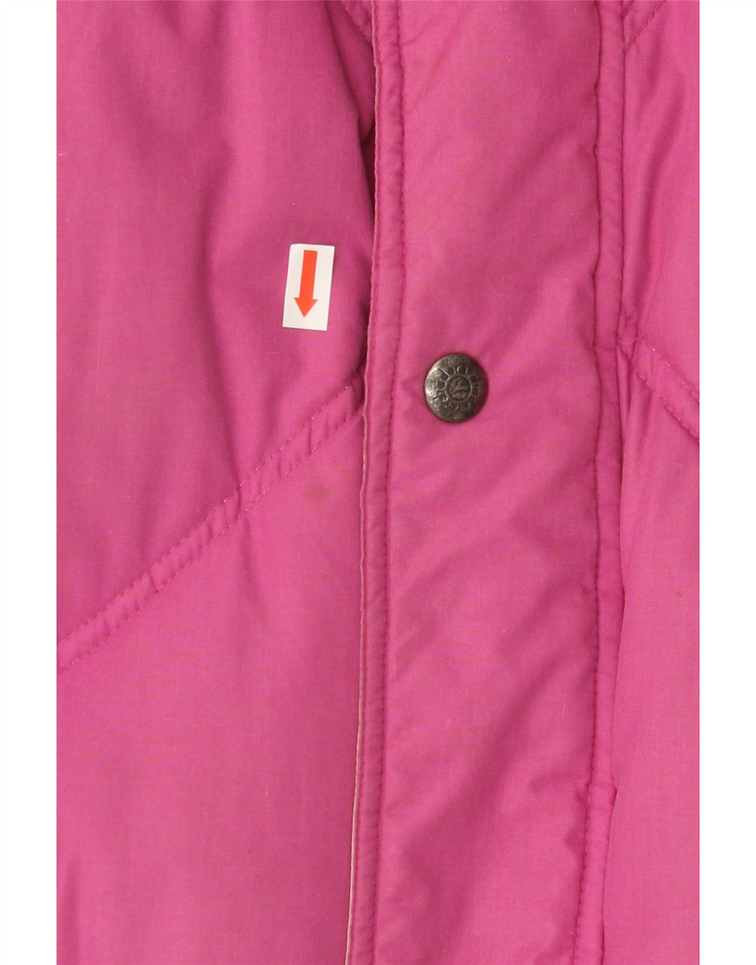 DIADORA Mens Hooded Padded Jacket UK 38 Medium Off White Colourblock Vintage Diadora and Second-Hand Diadora from Messina Hembry 