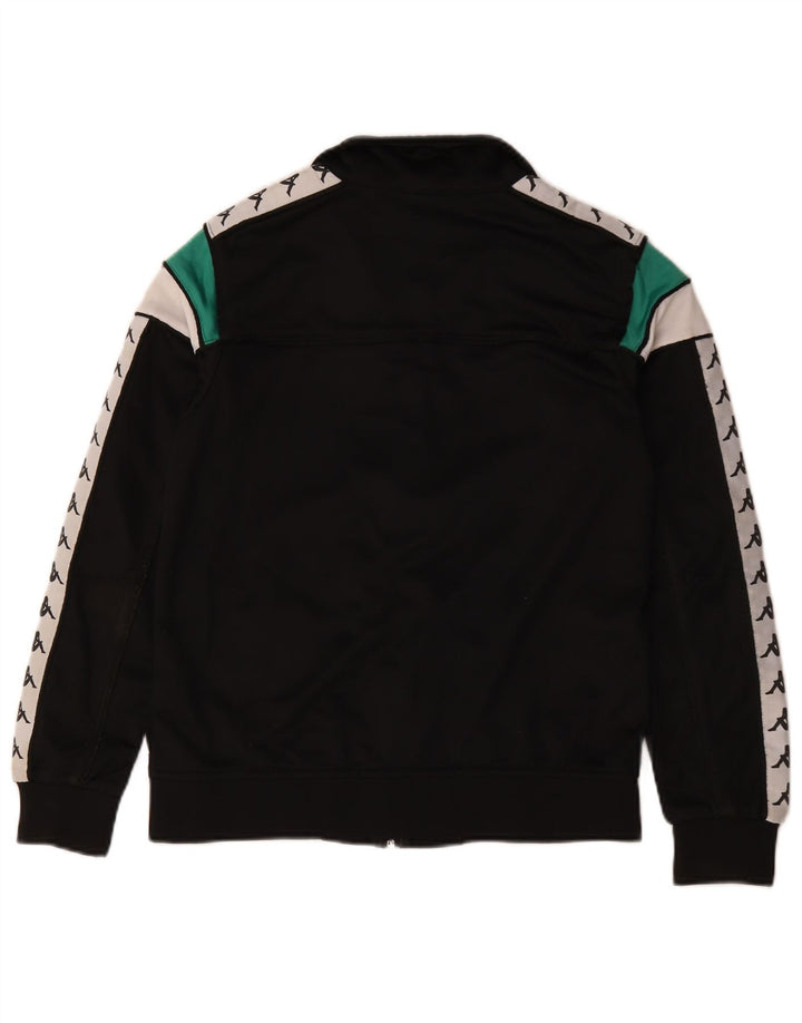 Kappa Boys Graphic αθλητική φόρμα Top Jacket 13-14 Years Black Colourblock