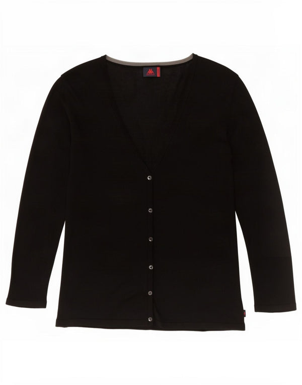Kappa Γυναικεία Ζακέτα UK 14 Large Black Wool