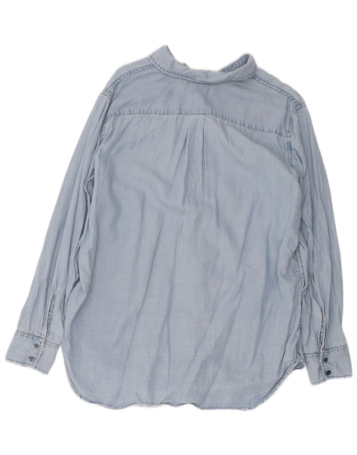 Boden Γυναικείο πουκάμισο UK 16 Large Blue Lyocell