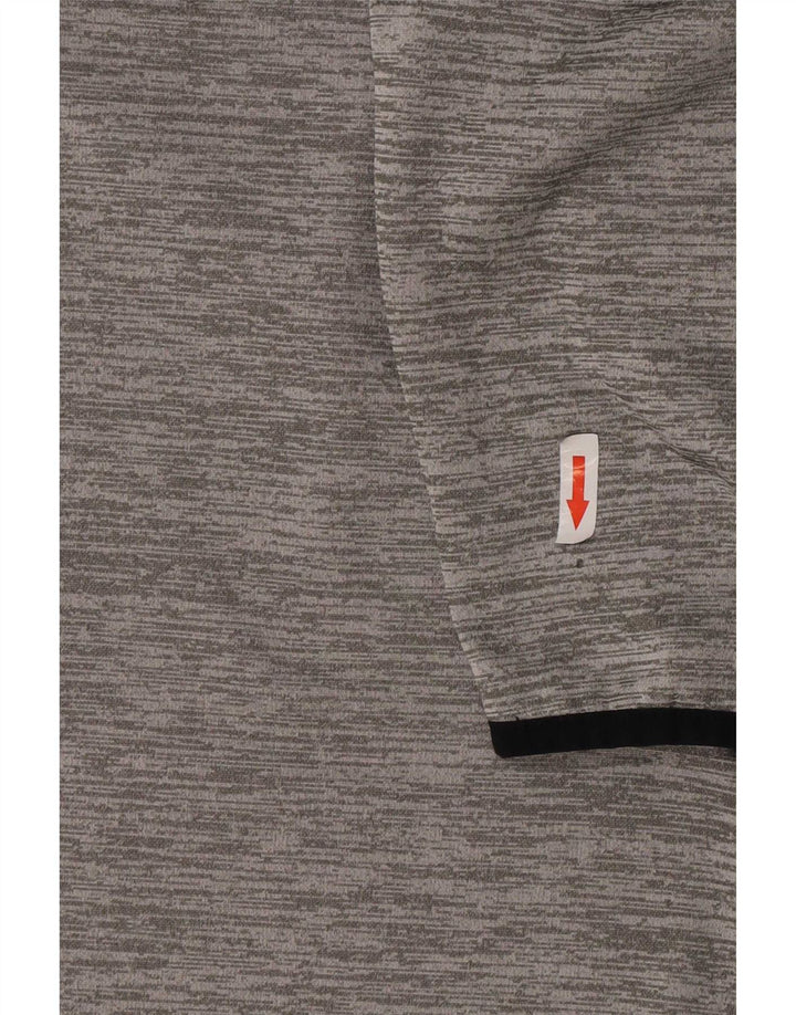 Under Armour Ανδρικό φούτερ με φερμουάρ, τζάμπα με μεγάλο γκρι πολυεστέρα