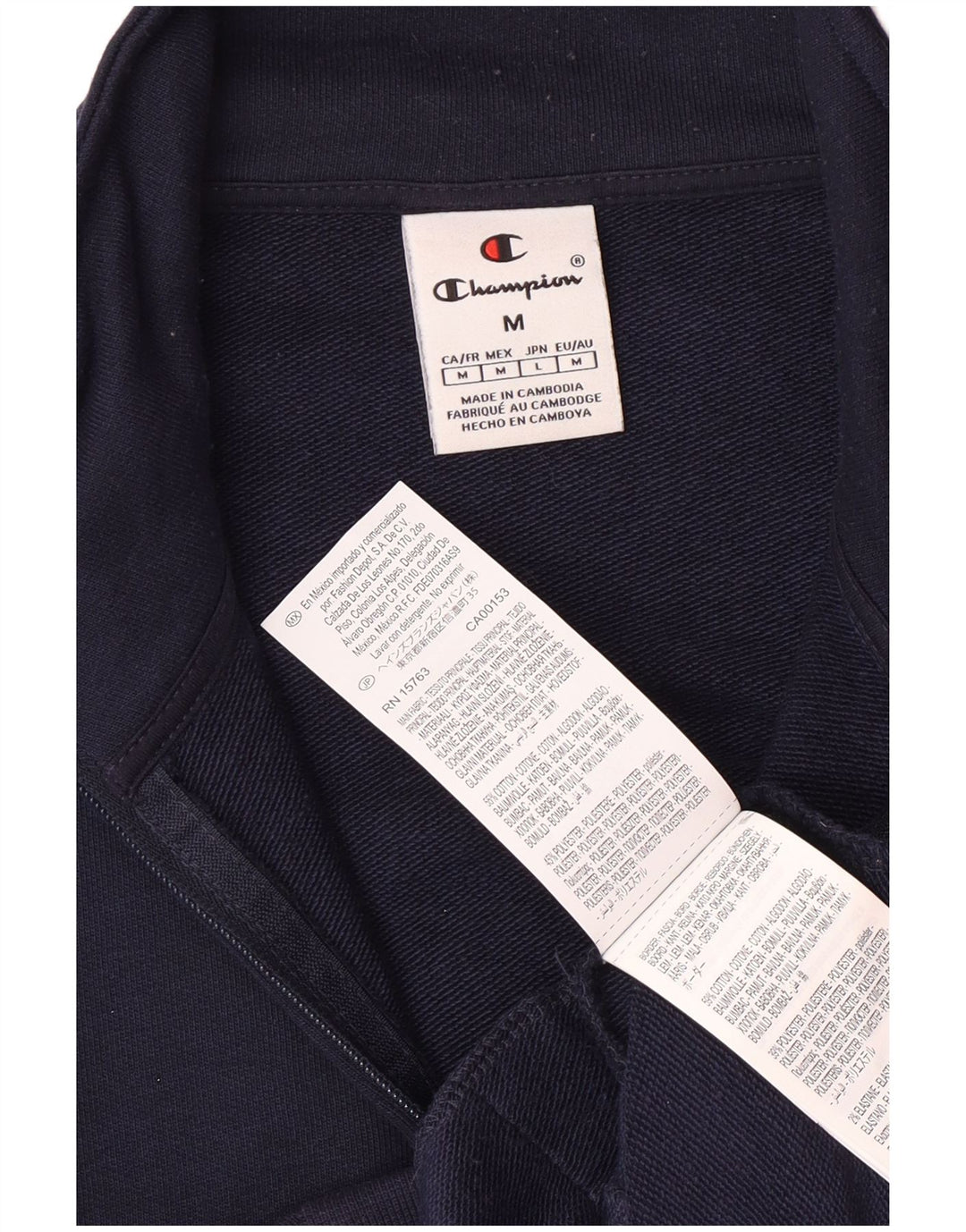 Ανδρική αθλητική φόρμα Champion Top Jacket μεσαίο ναυτικό μπλε βαμβακερό