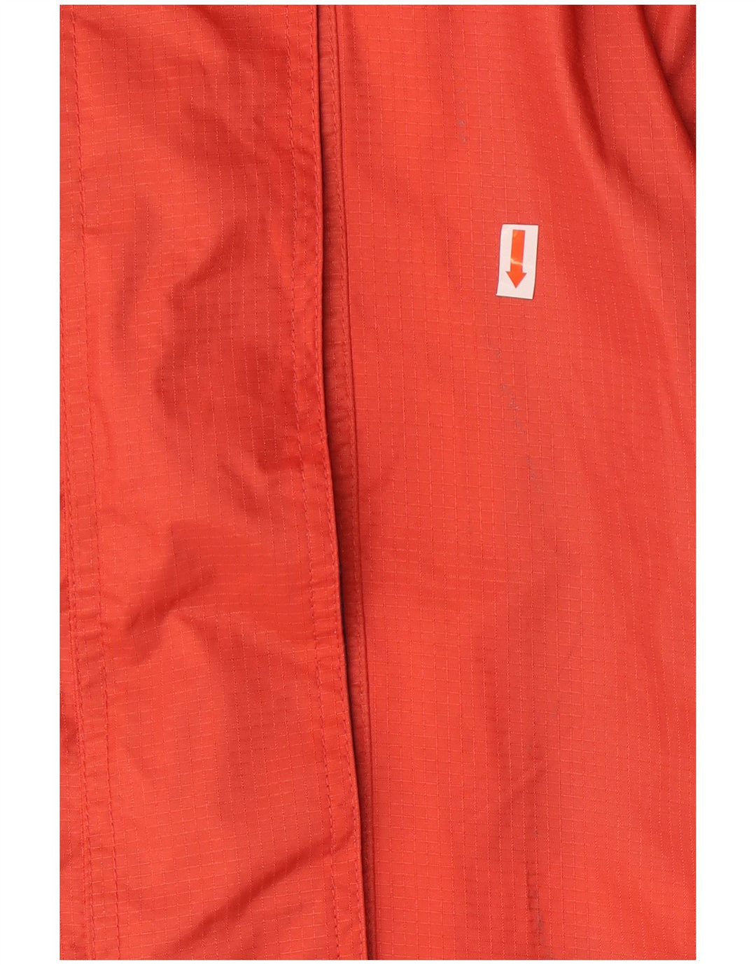 PACO Womens Hooded Rain Jacket UK 14 Medium Orange Nylon