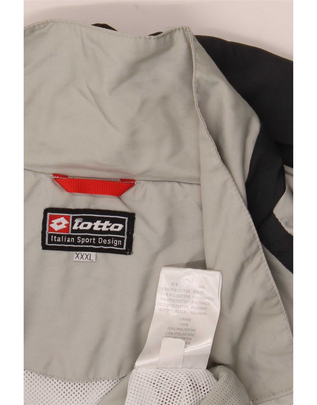 Ανδρική φόρμα Lotto Top Jacket 3XL Grey Colourblock Polyester