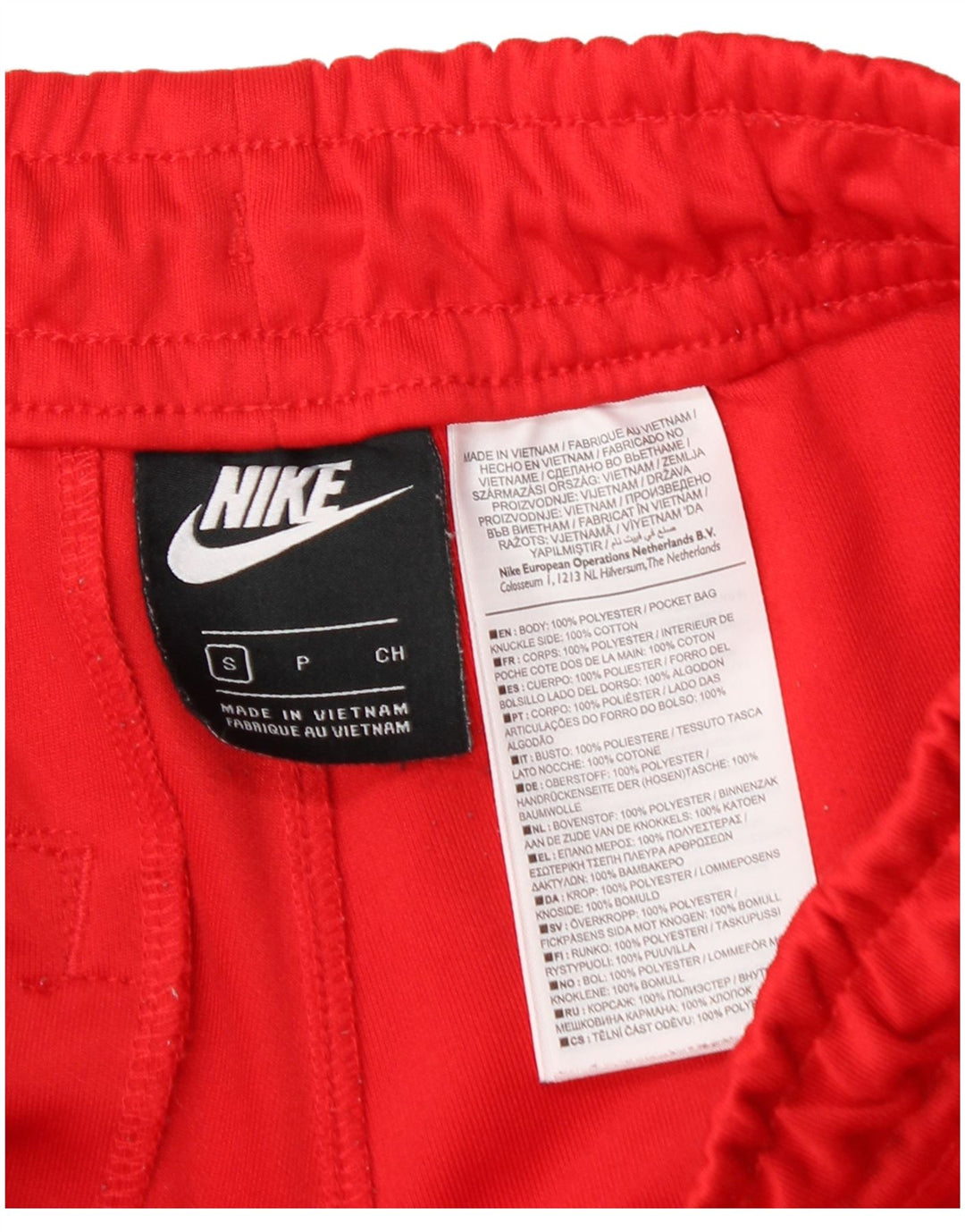 Ανδρική φόρμα Nike Παντελόνι Joggers Small Red Colourblock Πολυεστέρας