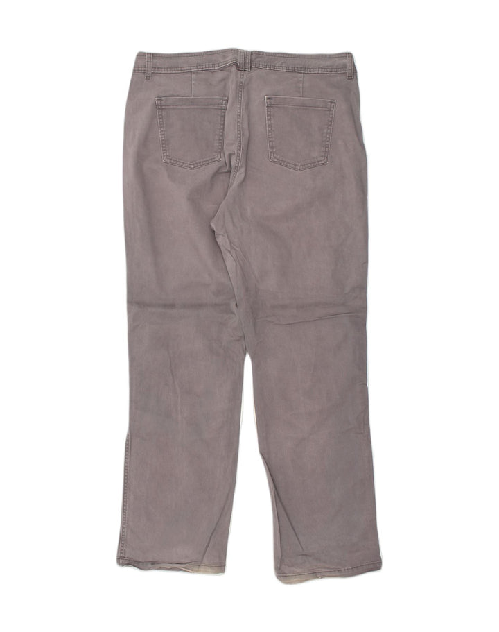 LEE Womens Classic Fit Straight Casual Trousers US 18 2XL W36 L31 Grey | Vintage Lee | Thrift | Second-Hand Lee | Used Clothing | Messina Hembry 