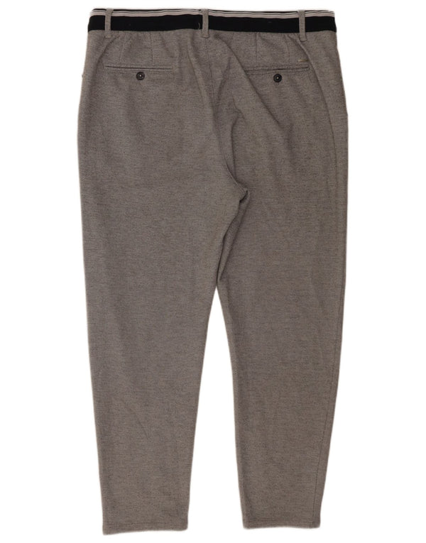 Ανδρικό παντελόνι Zara Slim Cropped XL W34 L26 Grey Polyester