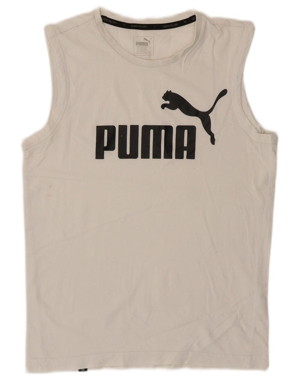 Ανδρικό γραφικό γιλέκο Puma Μικρό Λευκό