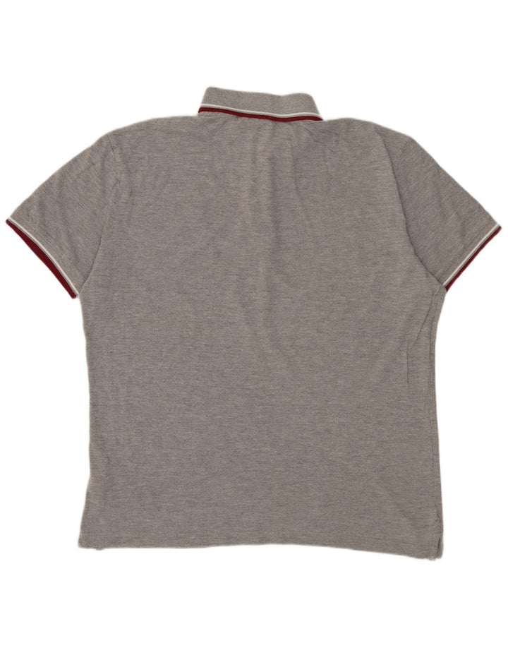 DIADORA Ανδρικό πουκάμισο πόλο XL Γκρι βαμβακερό