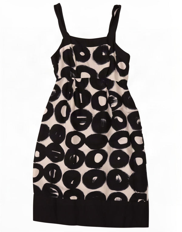 Γυναικείο αμάνικο φόρεμα Betty Jackson UK 10 Small Black Geometric