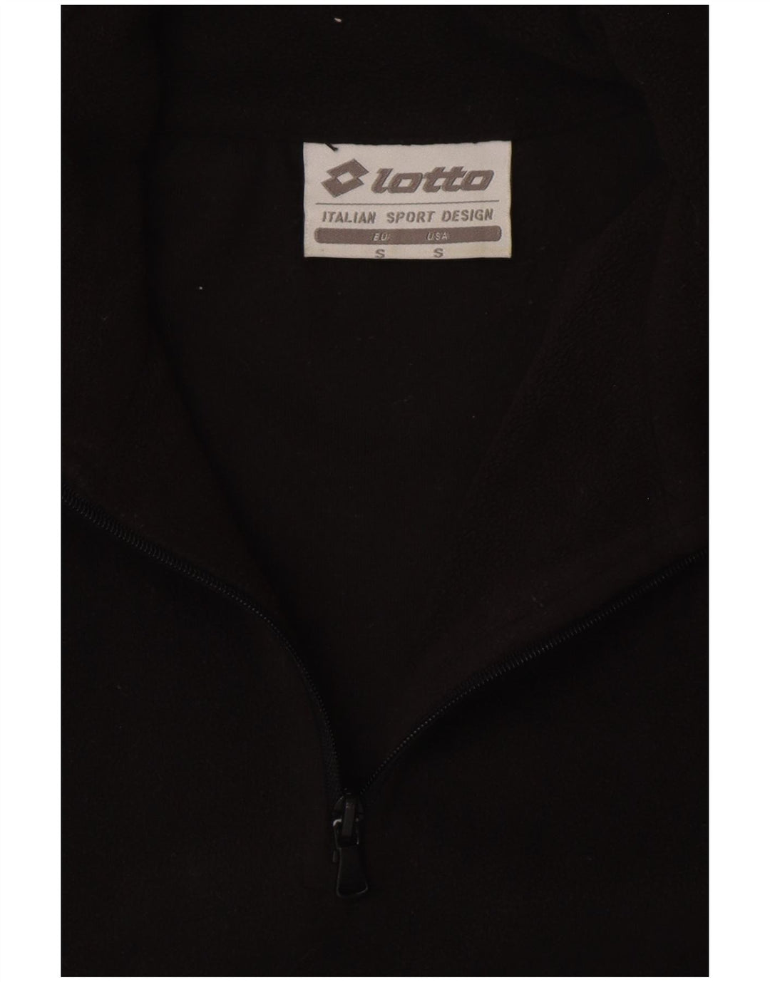 LOTTO Γυναικείο φερμουάρ Fleece Jumper Μικρό Μαύρο