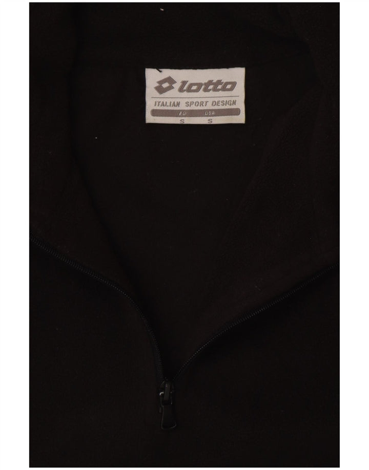 LOTTO Γυναικείο φερμουάρ Fleece Jumper Μικρό Μαύρο