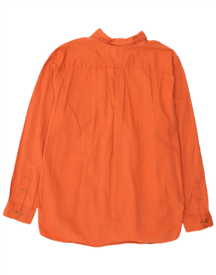Ανδρικό πουκάμισο Eddie Bauer 2XL πορτοκαλί βαμβακερό