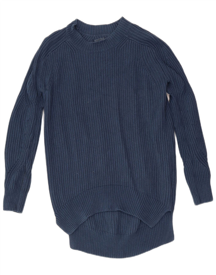 Γυναικείο πουλόβερ ALL SAINTS Crew Neck Jumper UK 6 XS Navy Blue Cotton