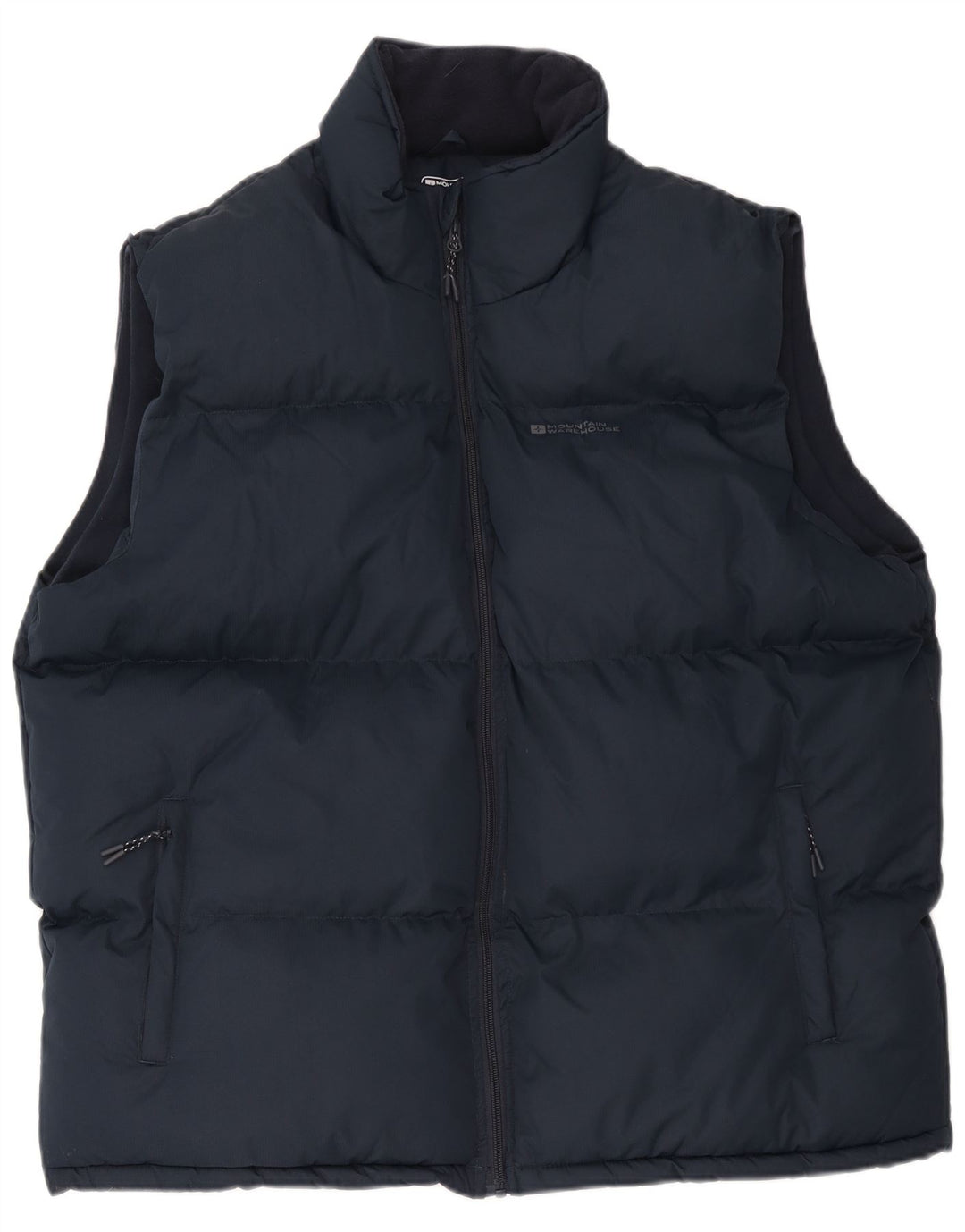 Mountain Warehouse Mens Padded Gilet UK 42 XL Navy Blue Polyester