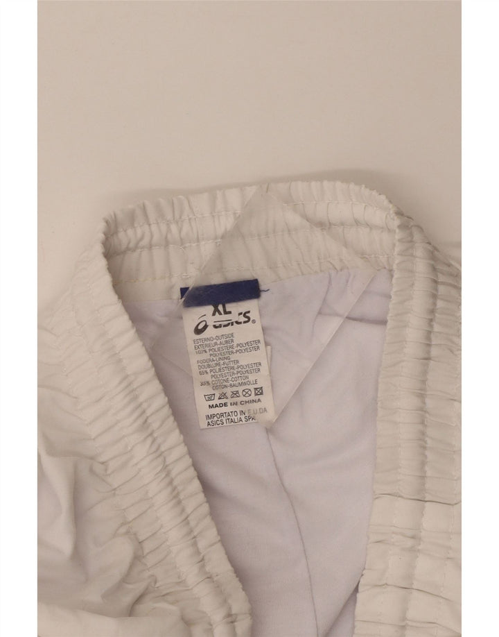 Ανδρική φόρμα Asics Παντελόνι Joggers XL Λευκό Πολυεστέρας