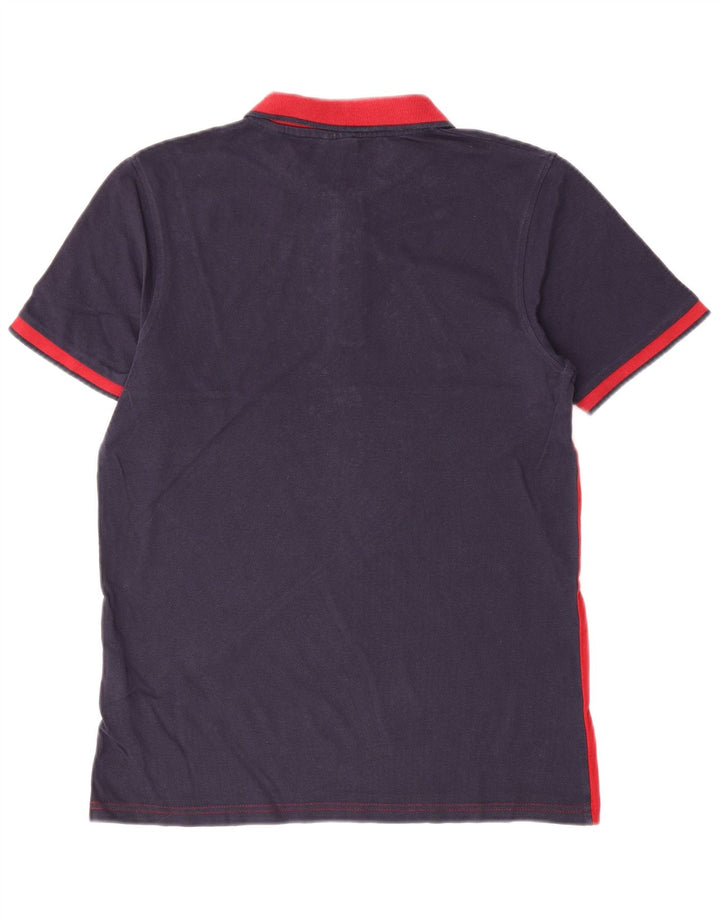 Ανδρικό μπλουζάκι πόλο Jack & Jones, μεσαίο μπλε ναυτικό, βαμβακερό