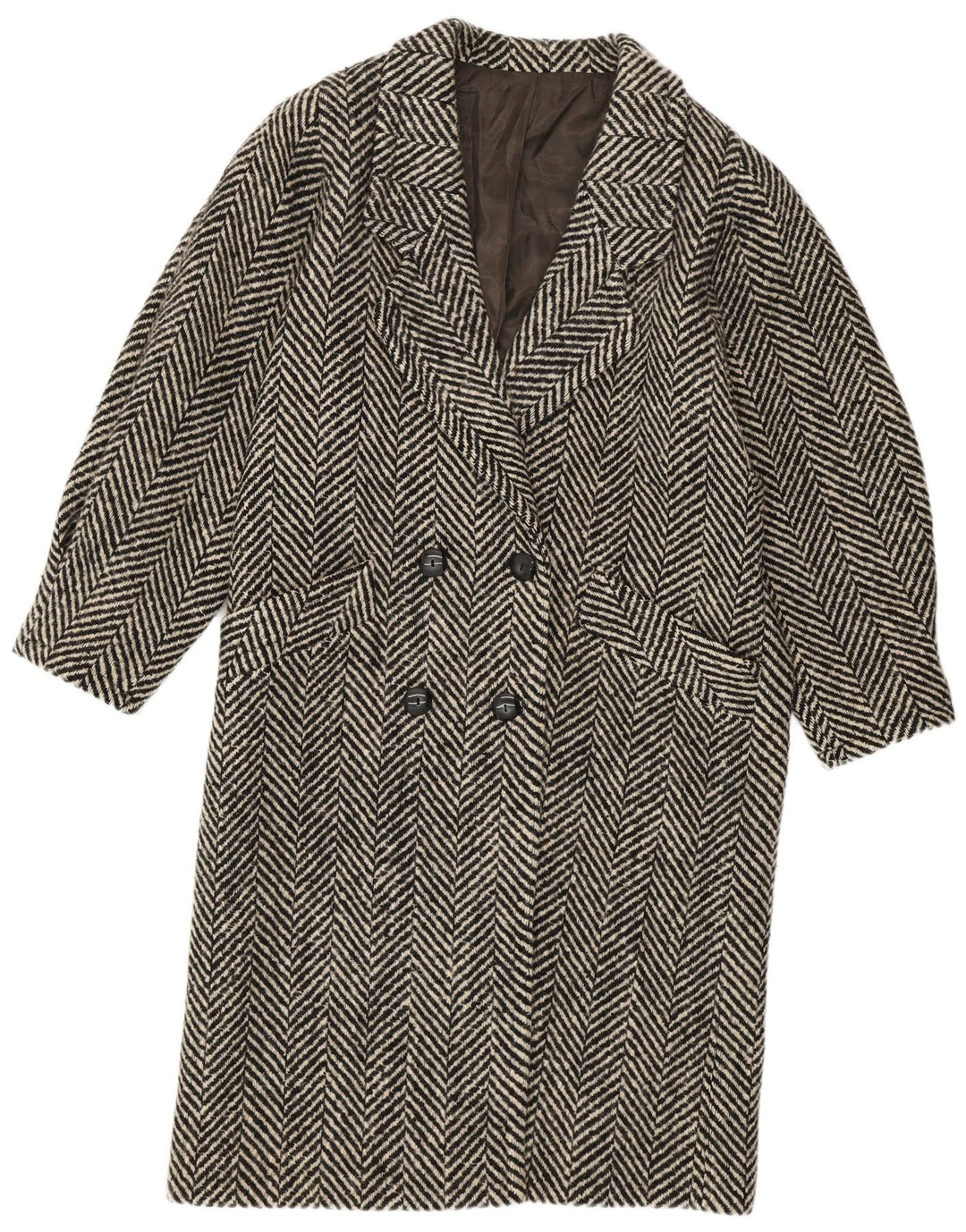 LANIFICO CAMPORE Γυναικείο Παλτό Διπλό IT 44 Μεσαίο Μαύρο