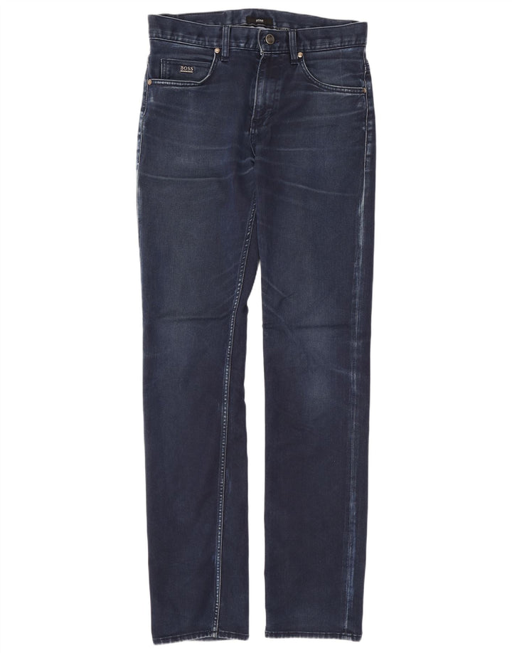 Ανδρικό τζιν Hugo Boss Slim W30 L32 Μπλε βαμβακερό