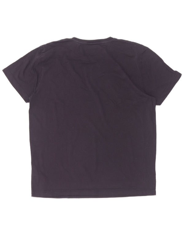 Ανδρικό γραφικό μπλουζάκι Gant Top XL Navy Blue Cotton