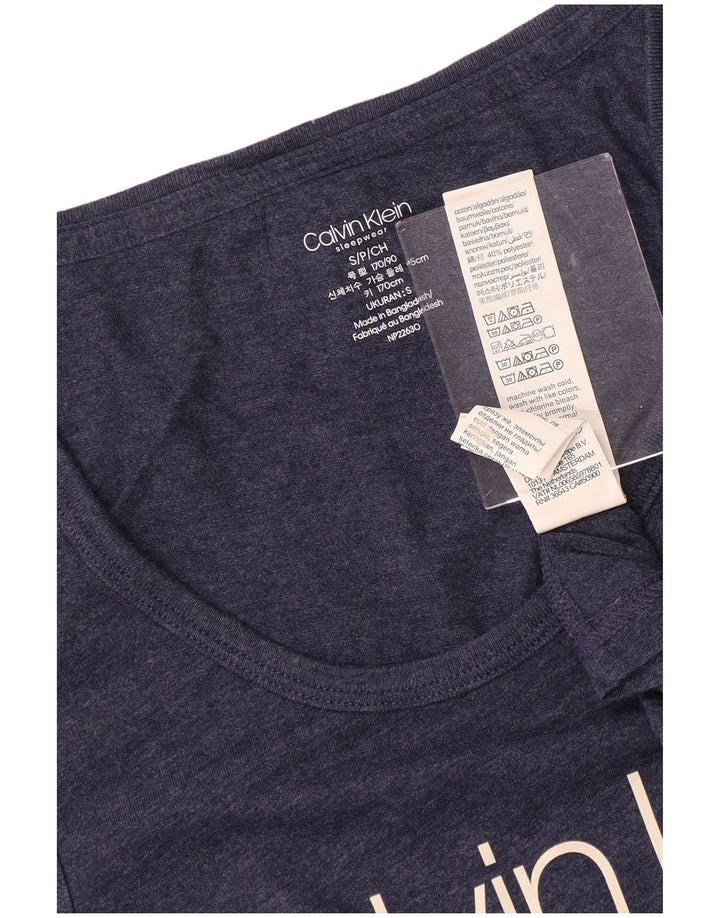 Ανδρικό γραφικό γιλέκο CALVIN KLEIN Μικρό Βαμβακερό Navy Blue