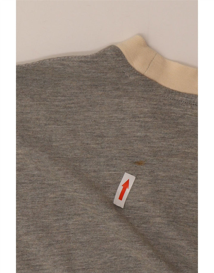 Ανδρικό T-Shirt Puma Τοπ μεσαίου γκρι χρώματος βαμβακερό