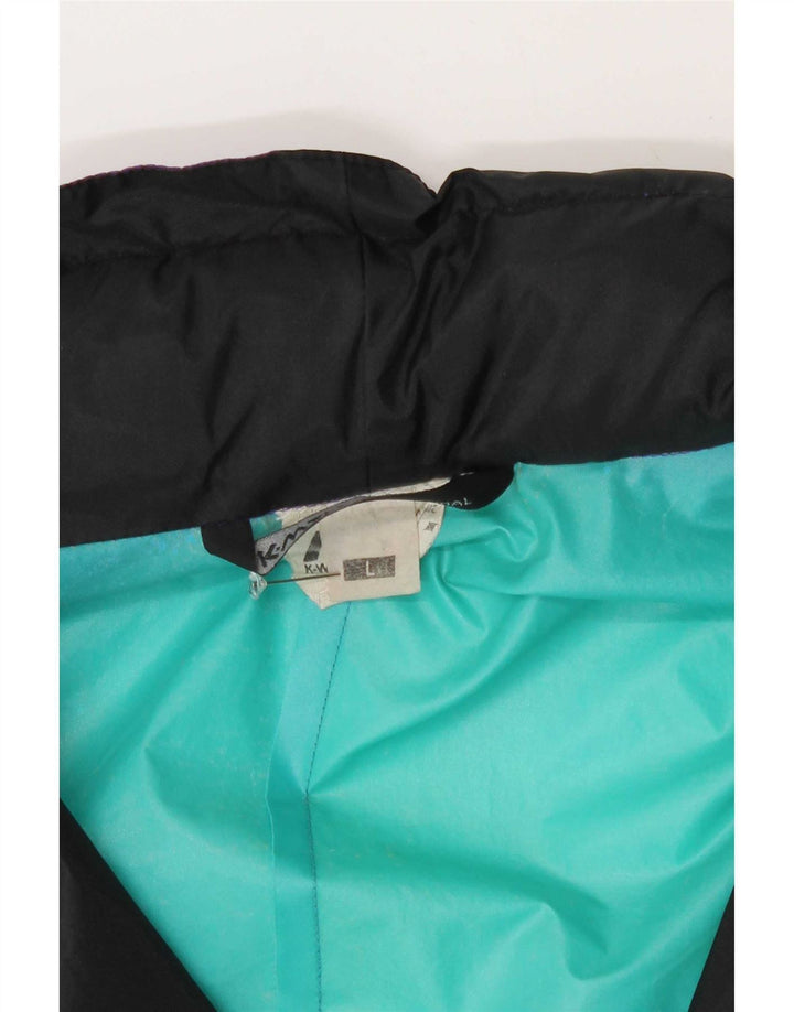 K-Way Ανδρικό γραφικό πουλόβερ Rain Jacket UK 40 Large Black Colourblock