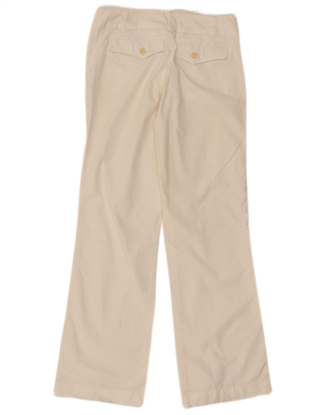 Gas Γυναικείο ίσιο παντελόνι Chino W26 L30 Off White