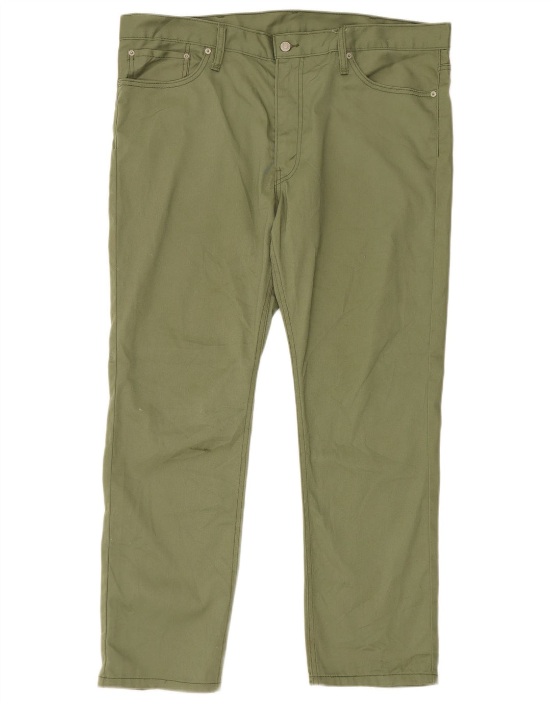 Levi's Mens 511 Slim Casual Παντελόνι W40 L30 Green Polyester