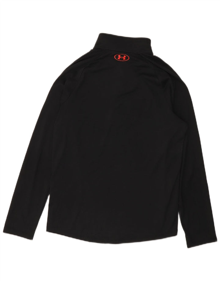 Ανδρική φόρμα πουλόβερ με φερμουάρ Under Armour Top Small Black Camouflage