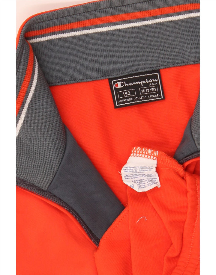 Champion Boys αθλητική φόρμα Top Jacket 11-12 Years Orange Polyester