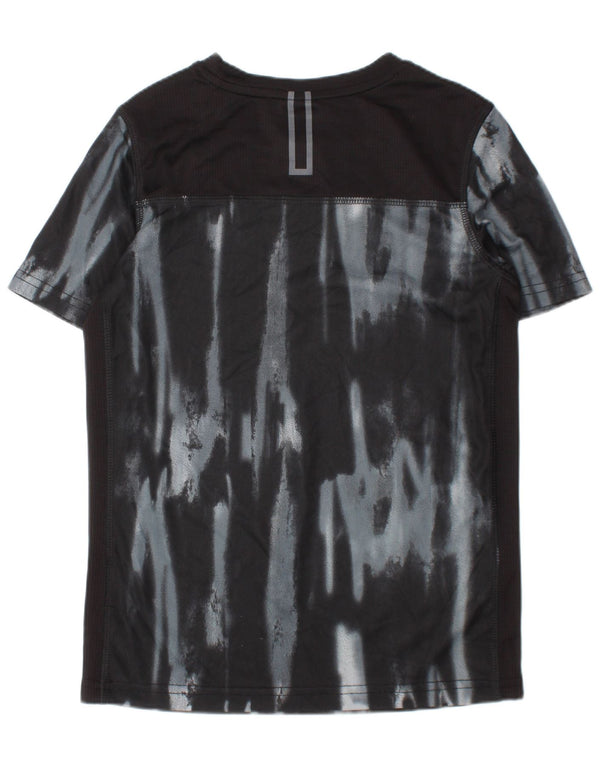 Russell Athletic Boys T-shirt Top 7-8 ετών Medium Black Tie Dye Polyester