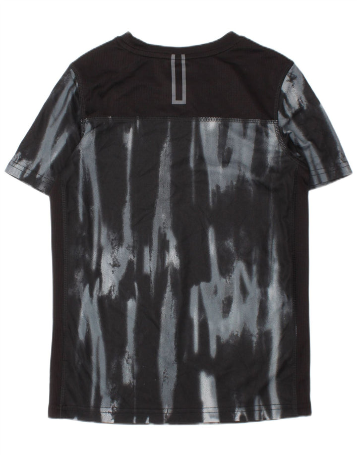 Russell Athletic Boys T-shirt Top 7-8 ετών Medium Black Tie Dye Polyester